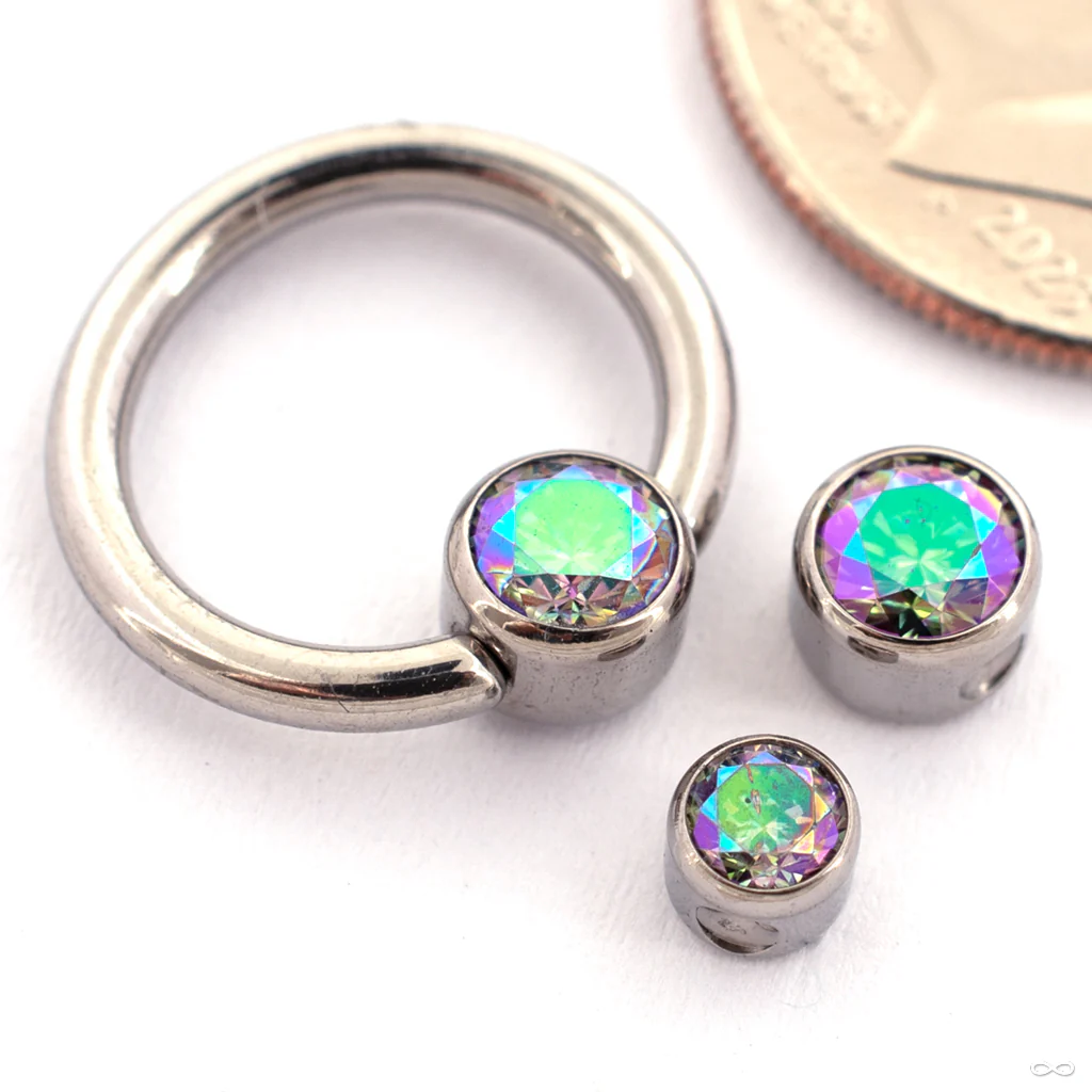 Captive Gem Bead in Titanium from Industrial Strength - Image 16