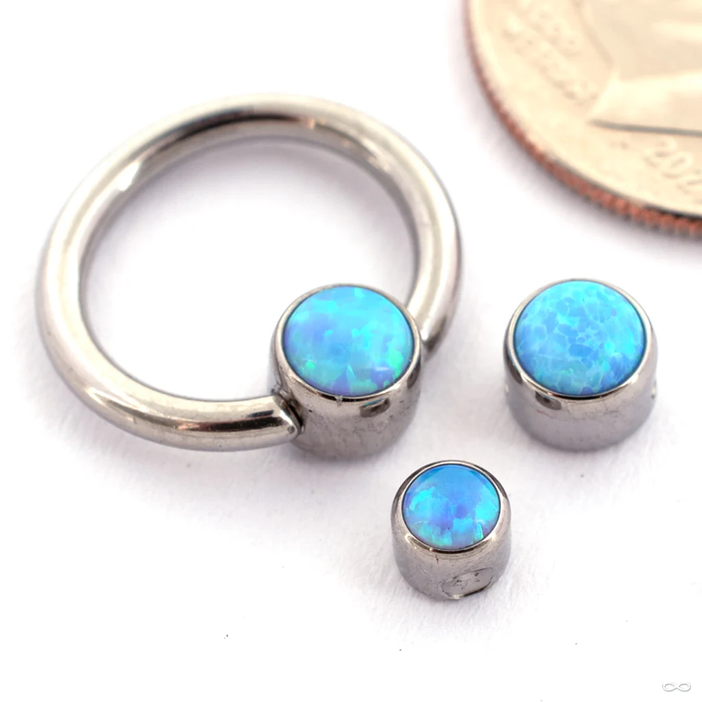 Captive Gem Bead in Titanium from Industrial Strength - Image 18