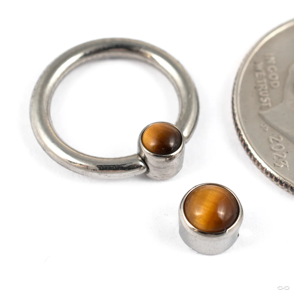 Captive Gem Bead in Titanium from Industrial Strength - Image 19