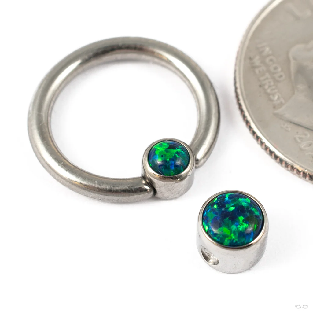 Captive Gem Bead in Titanium from Industrial Strength - Image 5