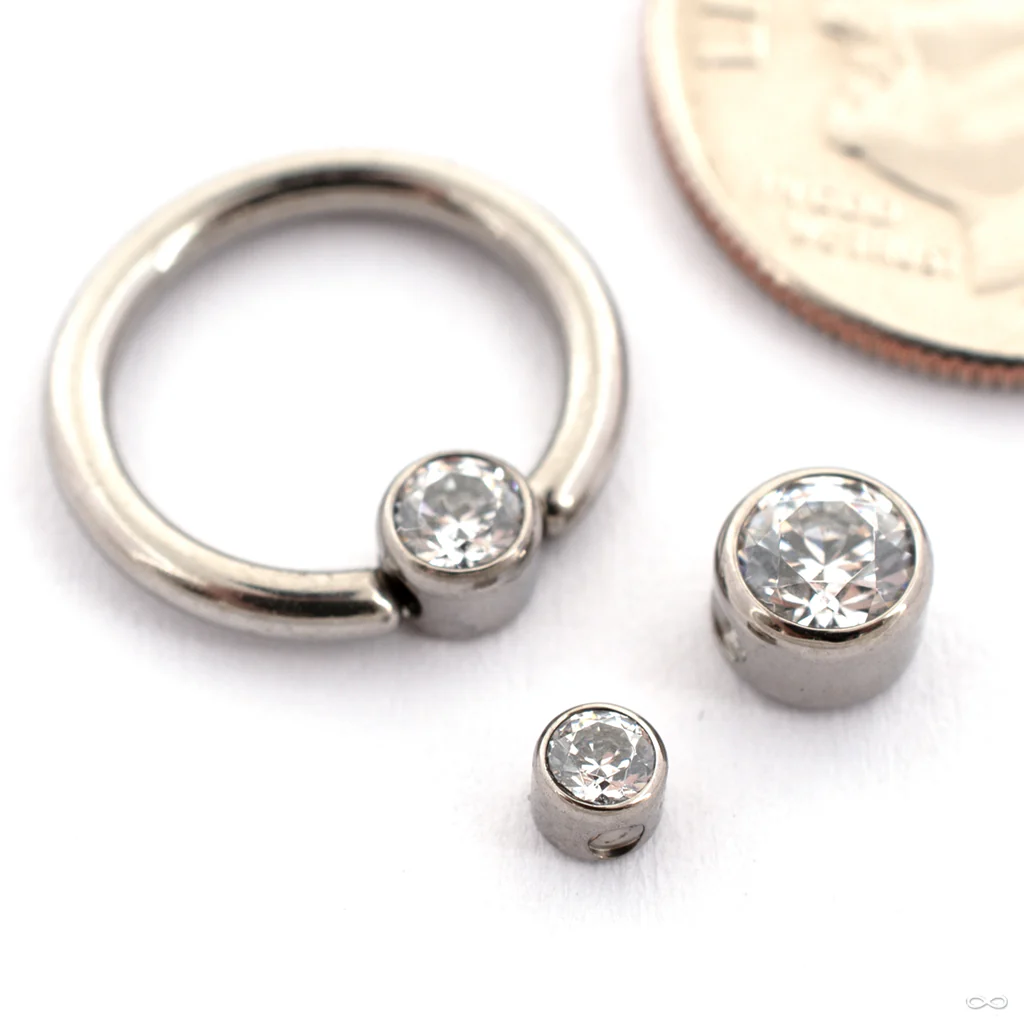 Captive Gem Bead in Titanium from Industrial Strength - Image 7