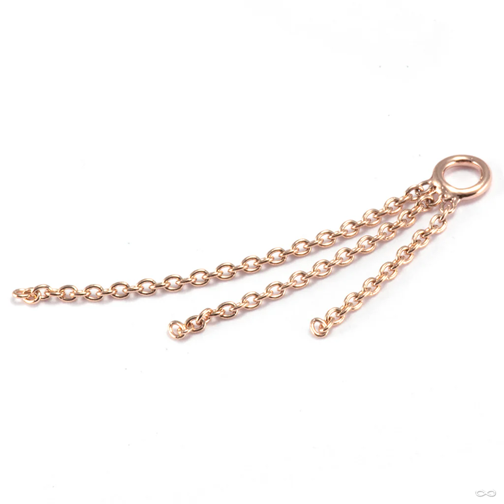 Cascade 3 Charm in Gold from Tether Jewelry - Image 2