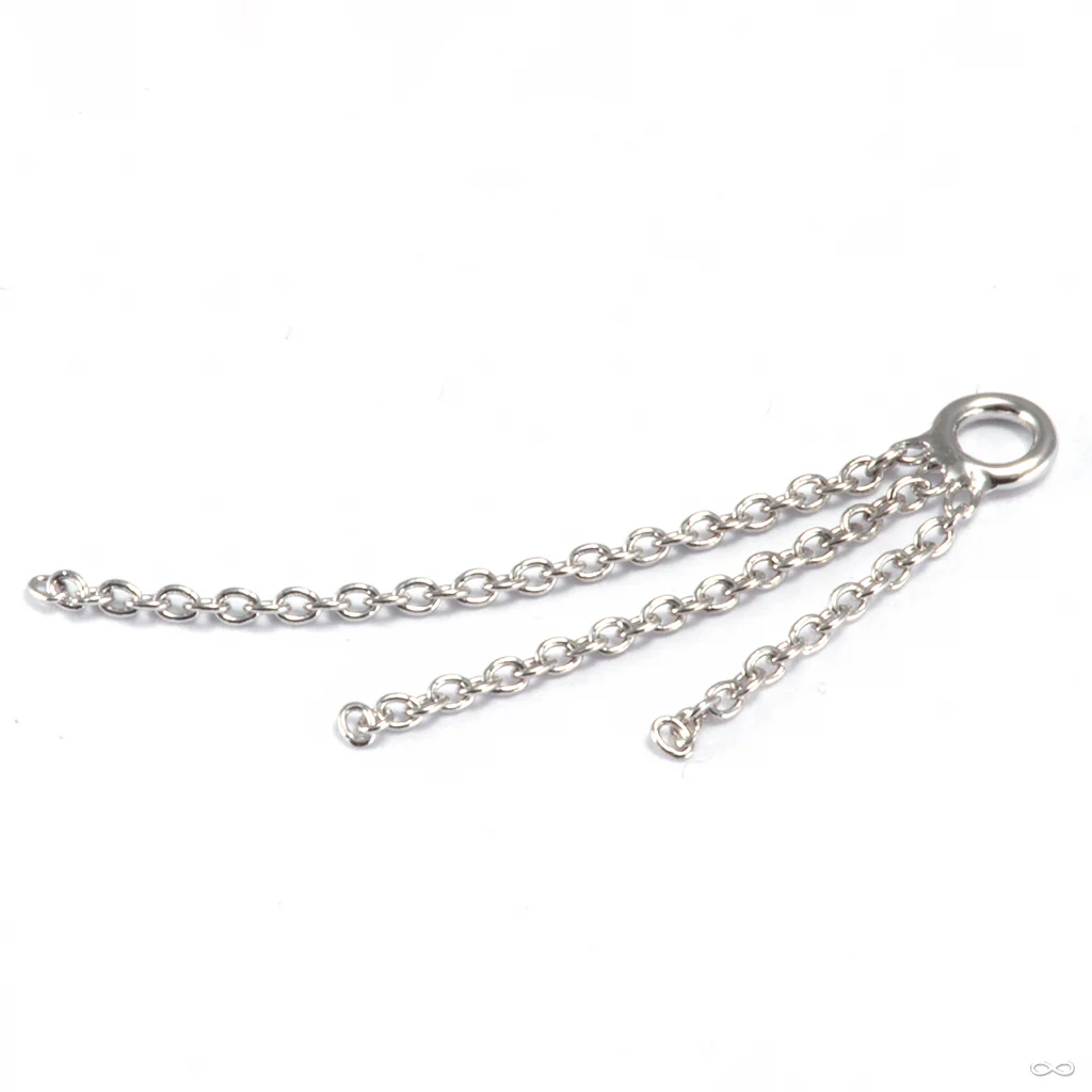 Cascade 3 Charm in Gold from Tether Jewelry - Image 3