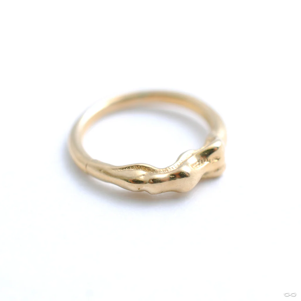 Cause and Effect Seam Ring in Gold from Pupil Hall - Image 2
