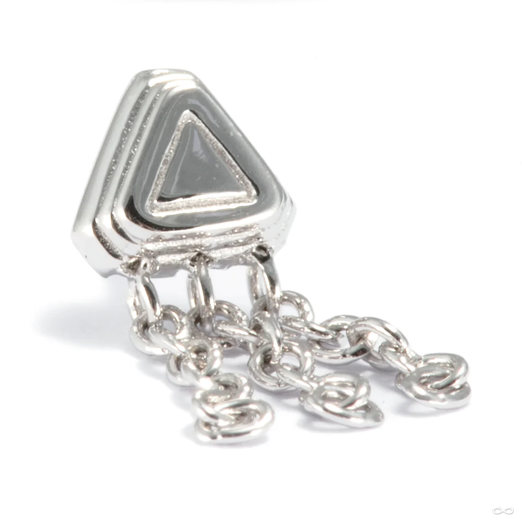 Chained Zeta 06 Press-fit End in Gold from Tether Jewelry - Image 3