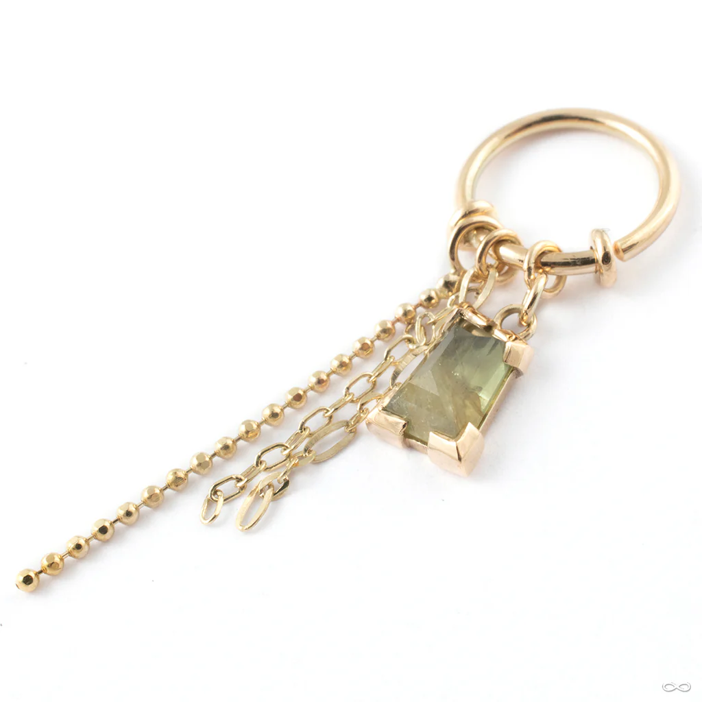 Charm Ring in Gold from Mettle and Silver - Image 3