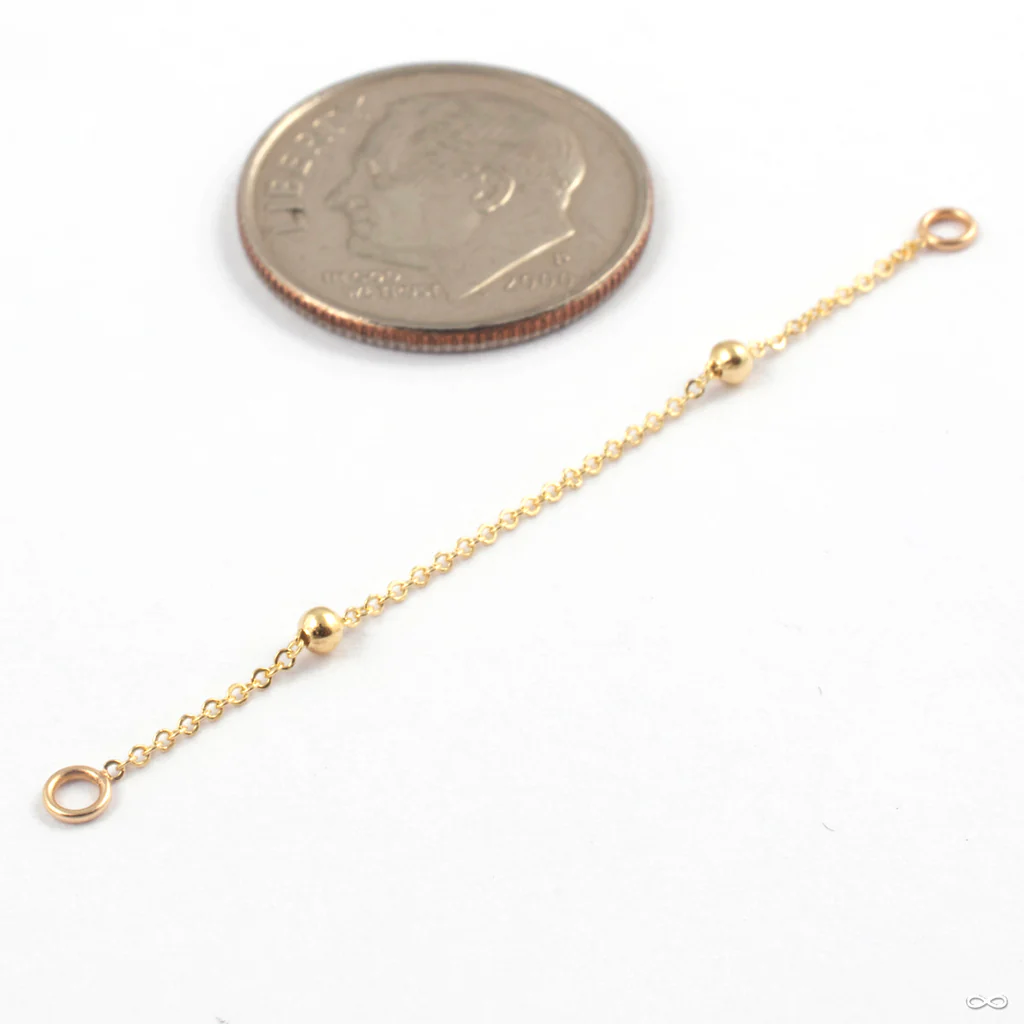Chime Chain in Gold from Quetzalli - Image 2
