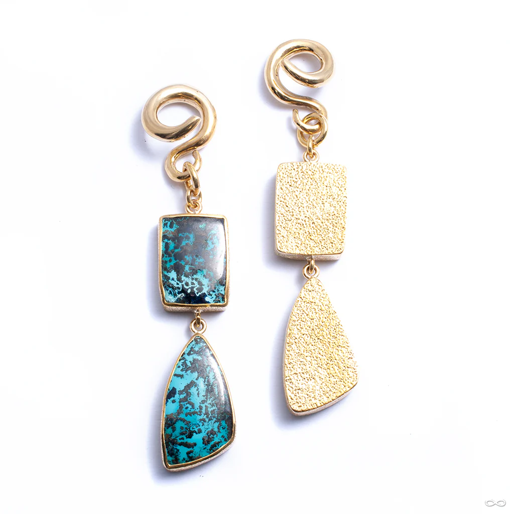 Chrysocolla Dangles from Diablo Organics - Image 2