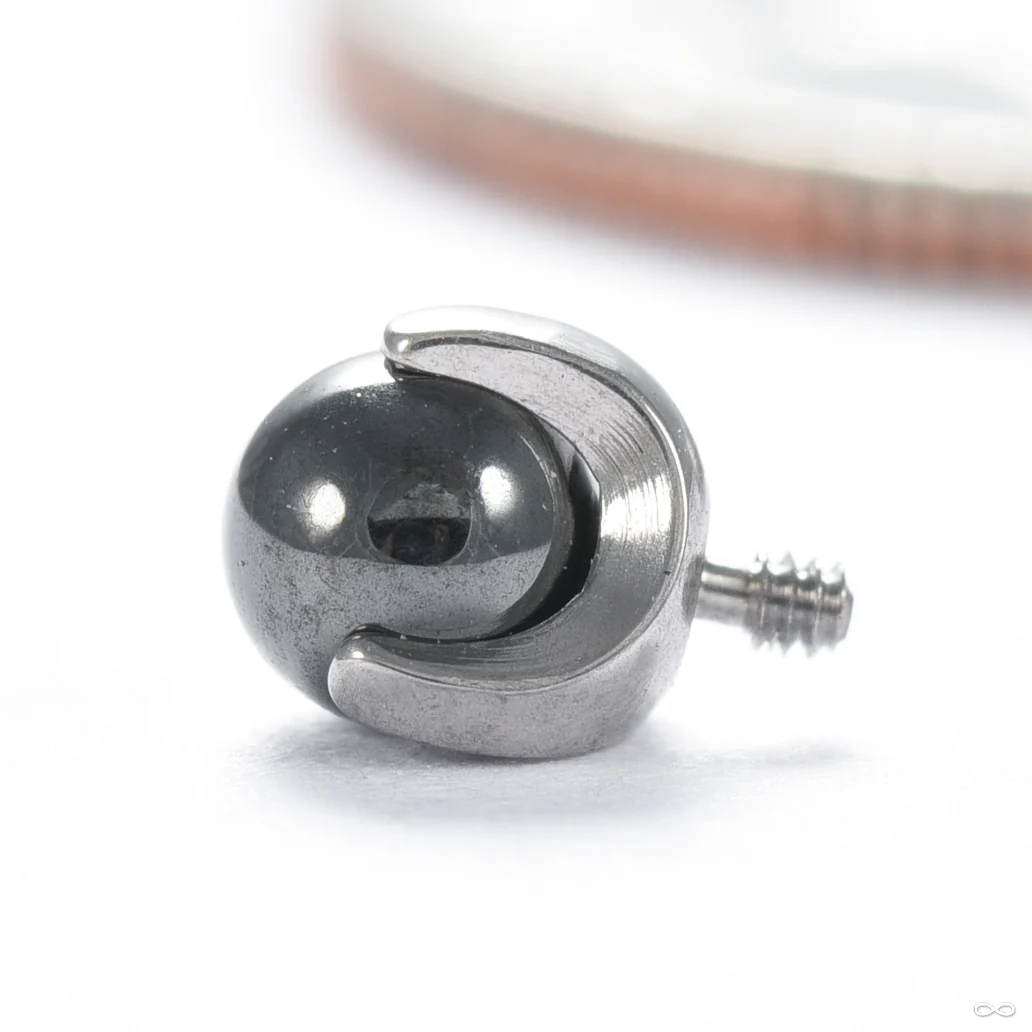 Claw-set Stone Threaded End in Titanium from People’s Jewelry - Image 10