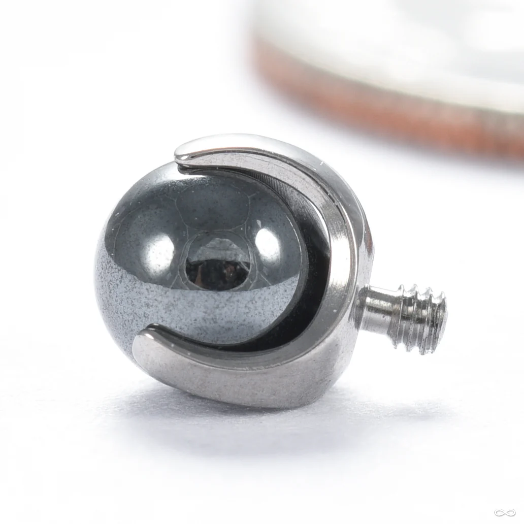 Claw-set Stone Threaded End in Titanium from People’s Jewelry - Image 11