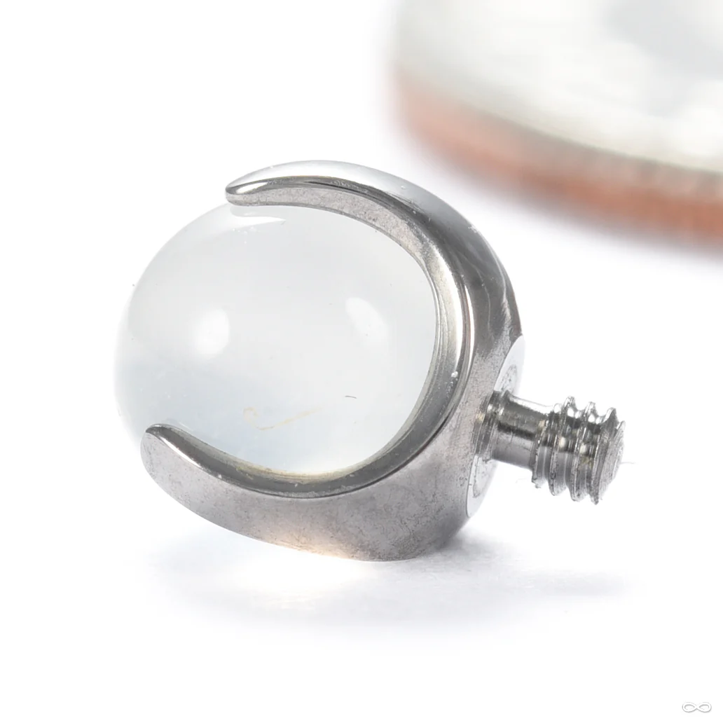 Claw-set Stone Threaded End in Titanium from People’s Jewelry - Image 13