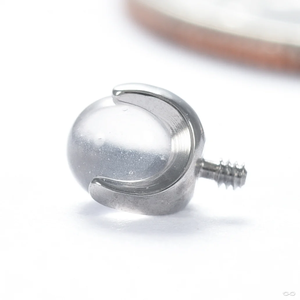 Claw-set Stone Threaded End in Titanium from People’s Jewelry - Image 16