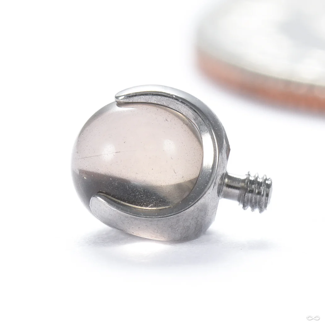 Claw-set Stone Threaded End in Titanium from People’s Jewelry - Image 18