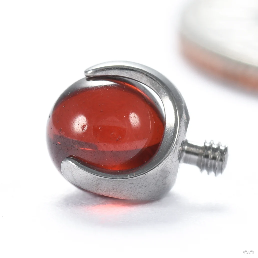 Claw-set Stone Threaded End in Titanium from People’s Jewelry - Image 7