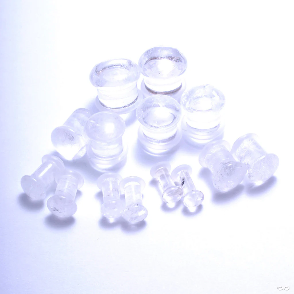 Clear Quartz Plugs from Oracle