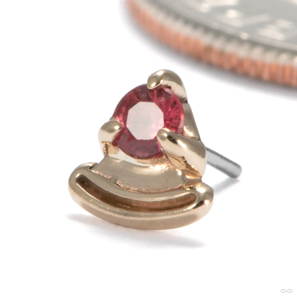 Cradle Press-fit End in Gold from Sacred Symbols - Image 3
