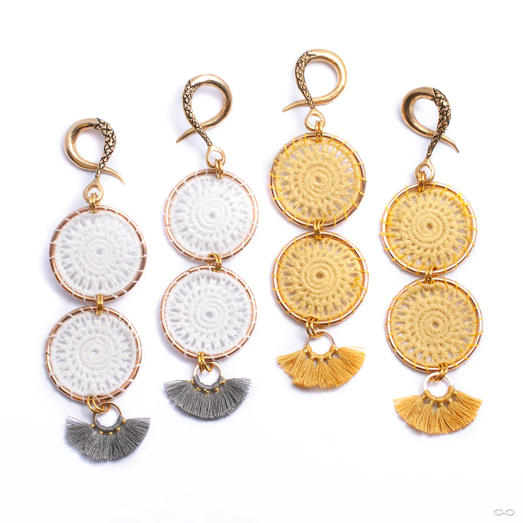 Crossover with Double Woven Ring and Fan Tassel from Oracle