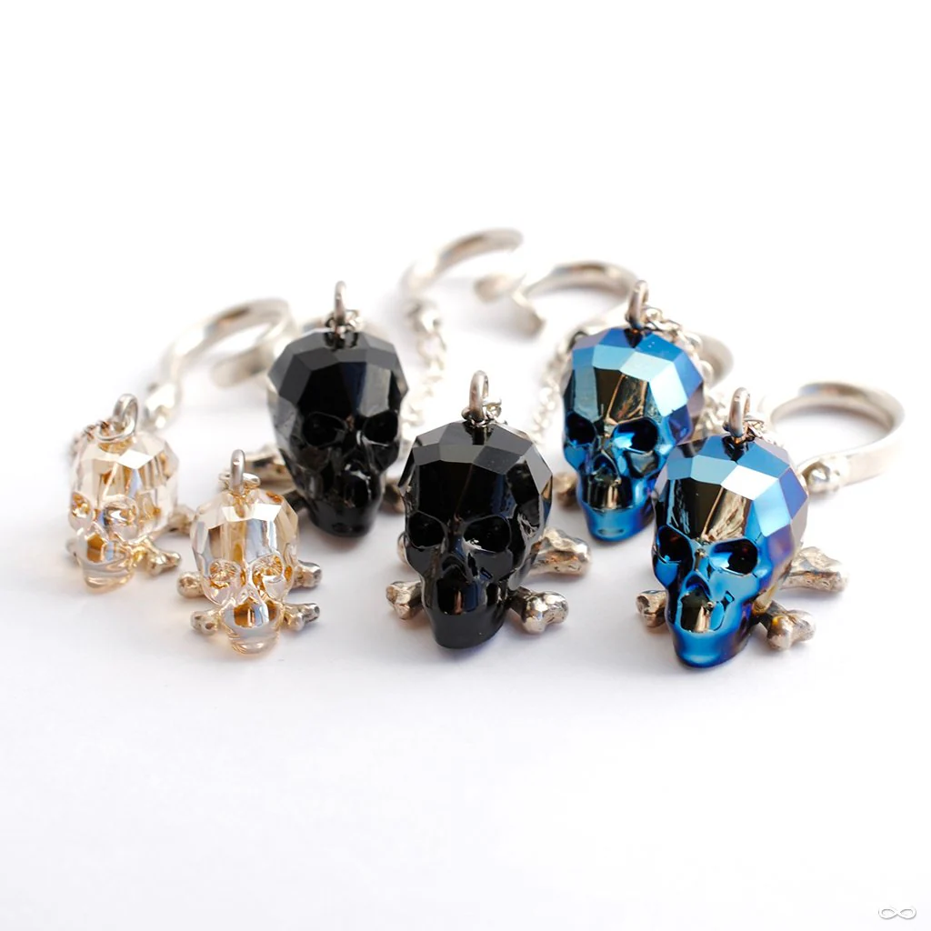Crystal Skull Weights from Phoenix Revival Jewelry
