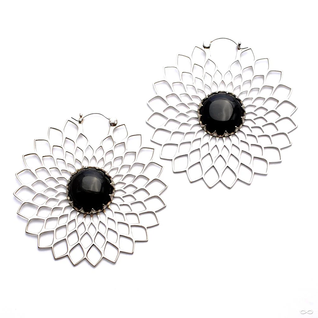 Dahlia Earrings with Horn from Tawapa