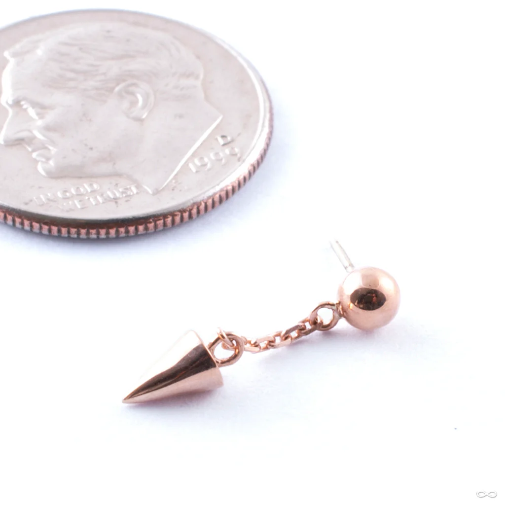 Darcy Press-fit End in Gold from Junipurr Jewelry - Image 2