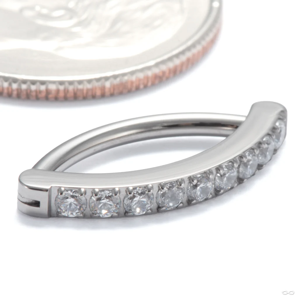 Dash Gem Clicker in Titanium from Diablo Organics