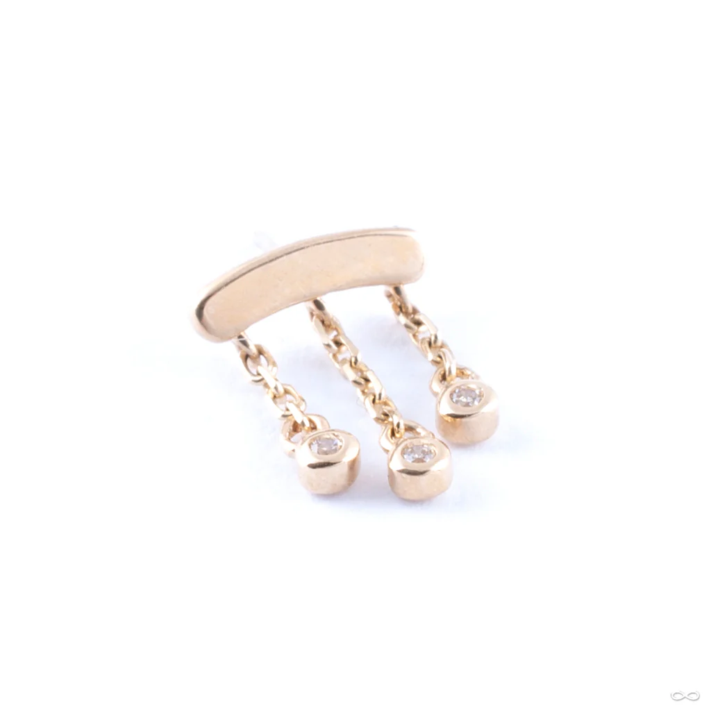 Delilah Press-fit End in Gold from Junipurr Jewelry - Image 4