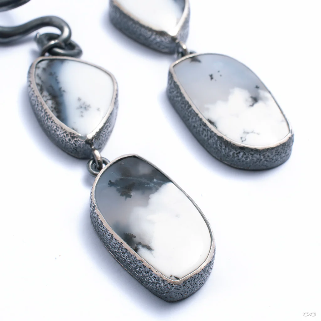 Dendritic Opal Dangles Dangles from Diablo Organics - Image 3
