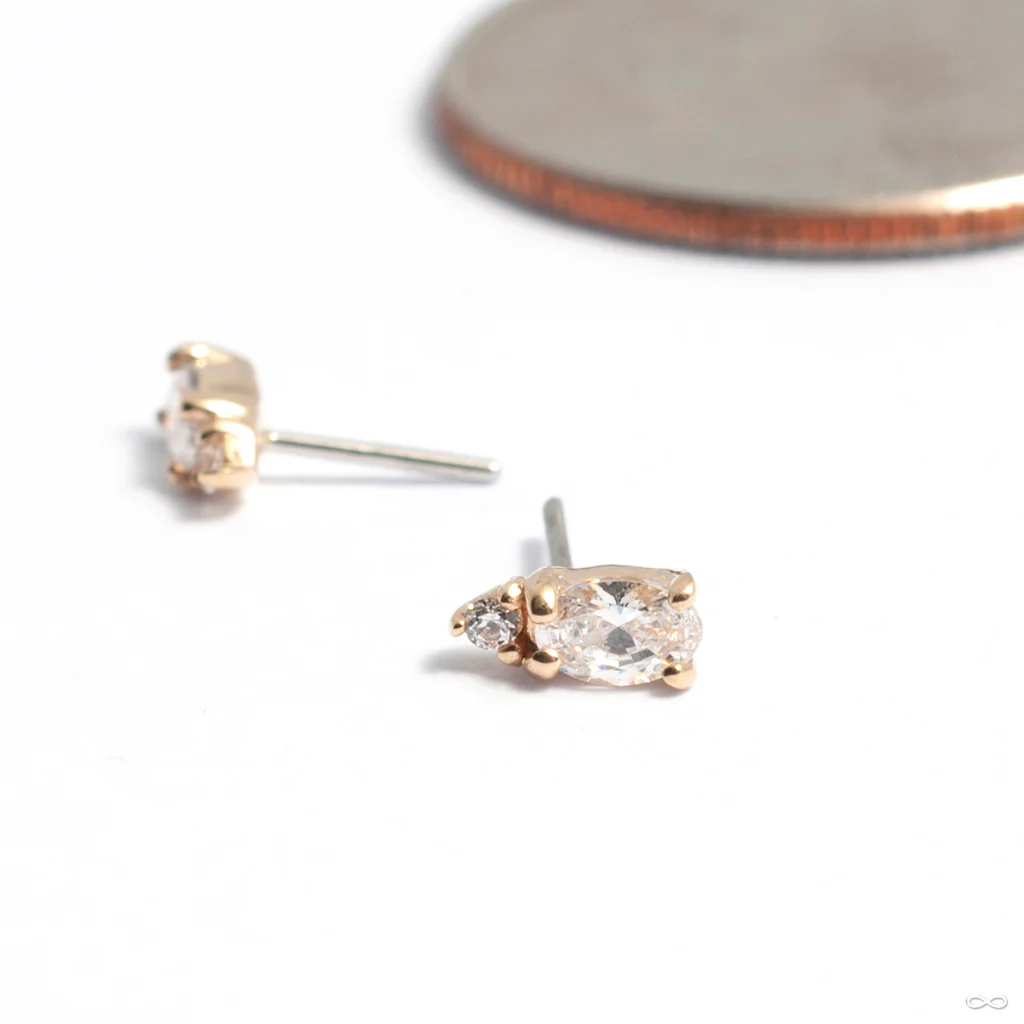 Desden Press-fit End in Gold from Buddha Jewelry - Image 10