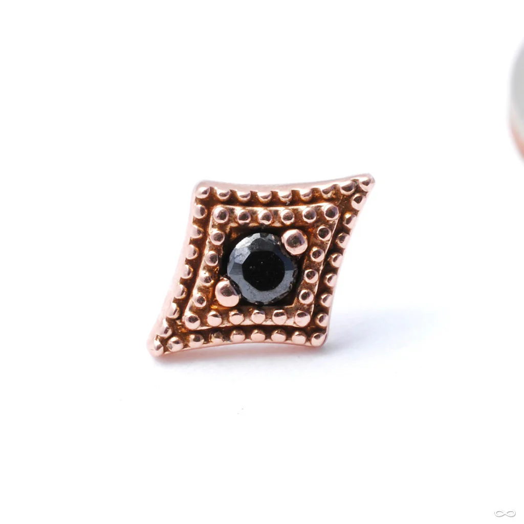 Diamond Double Millgrain Press-fit End in Gold from LeRoi - Image 7