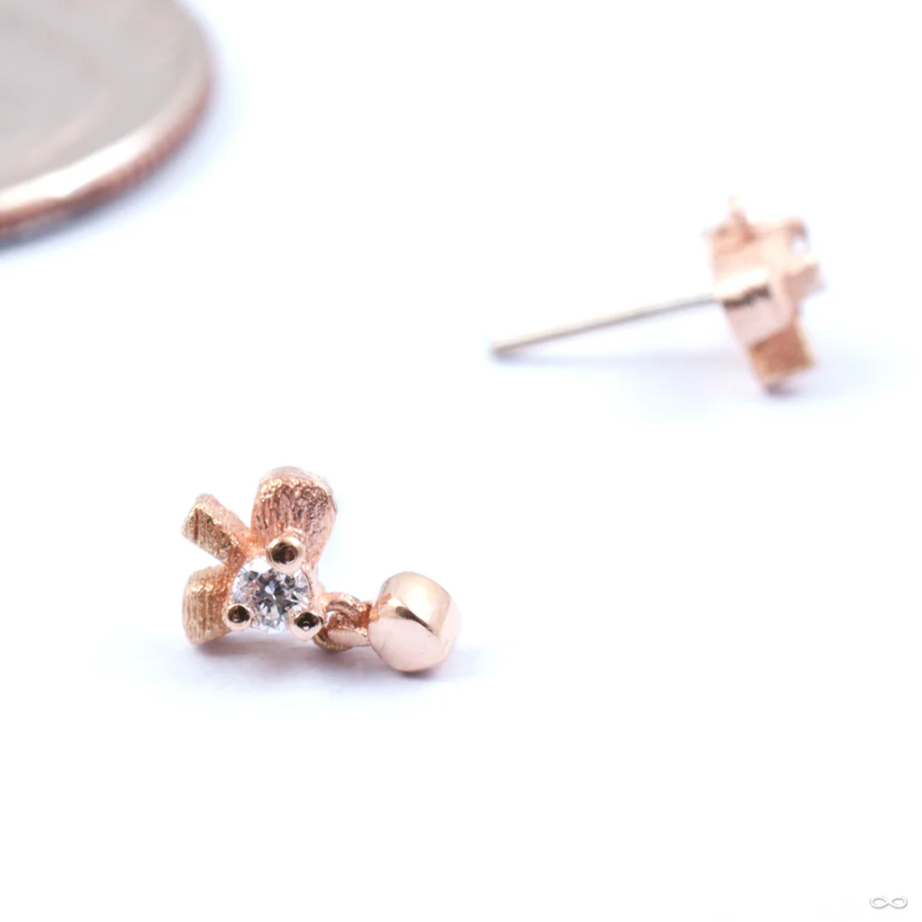 Droplet Press-fit End in Gold from Pupil Hall - Image 2