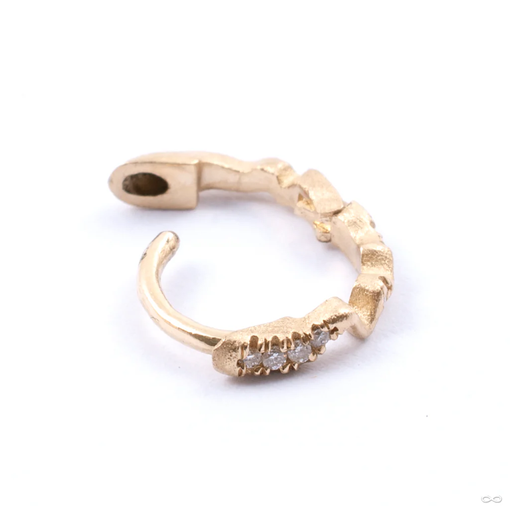 Either Way Outward-facing Clicker in Gold from Pupil Hall - Image 5
