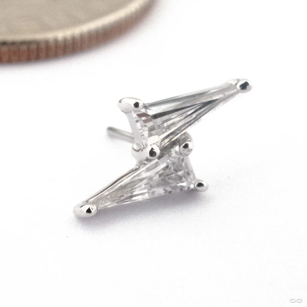Electrify Press-fit End in Gold from Buddha Jewelry - Image 2