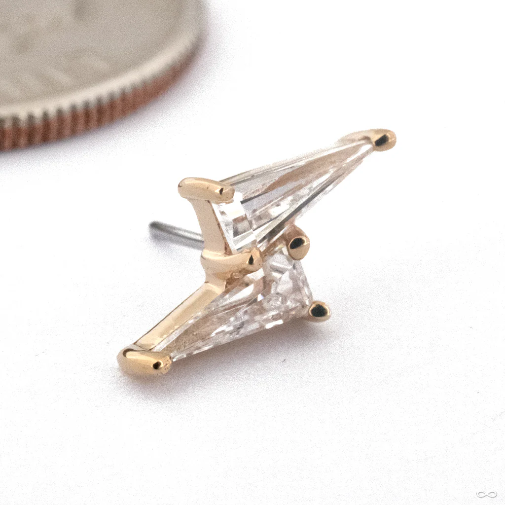 Electrify Press-fit End in Gold from Buddha Jewelry - Image 3
