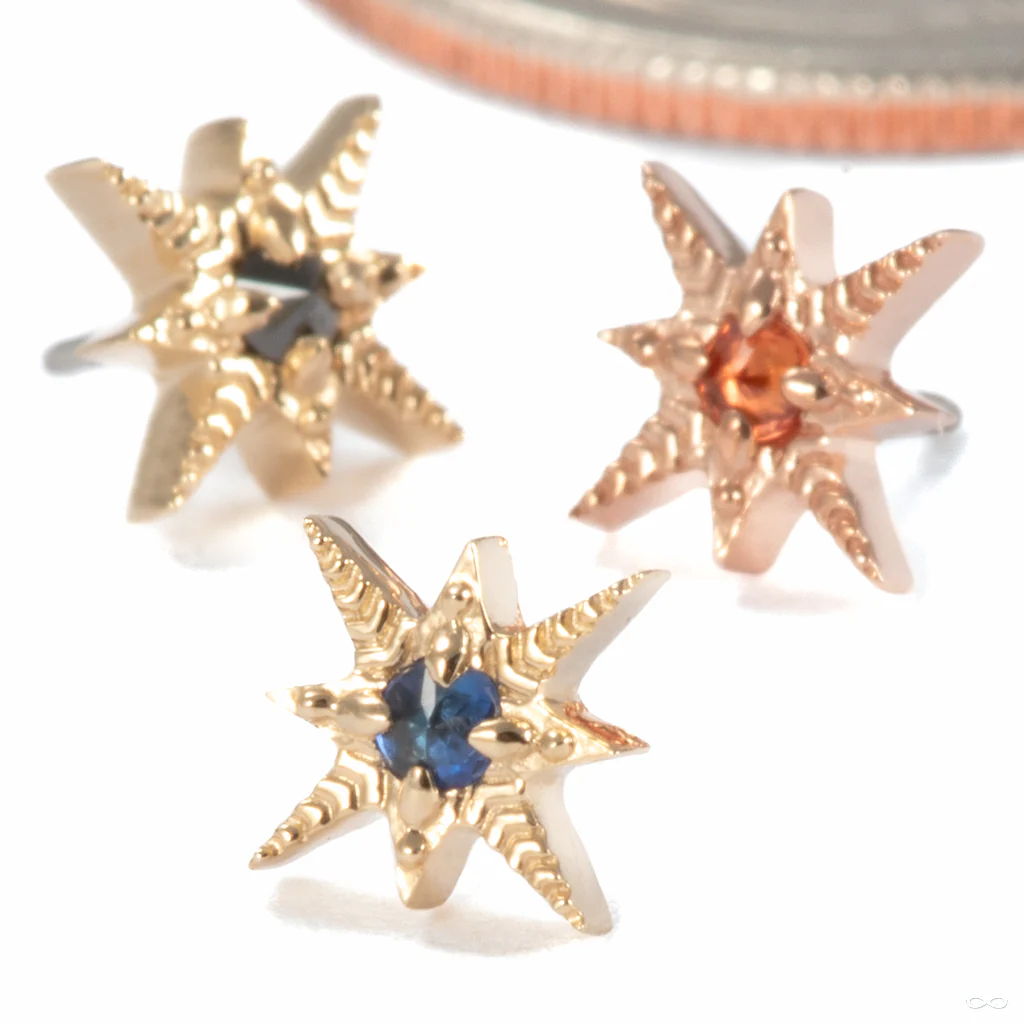 Elendres Press-fit End in Gold from Tether Jewelry