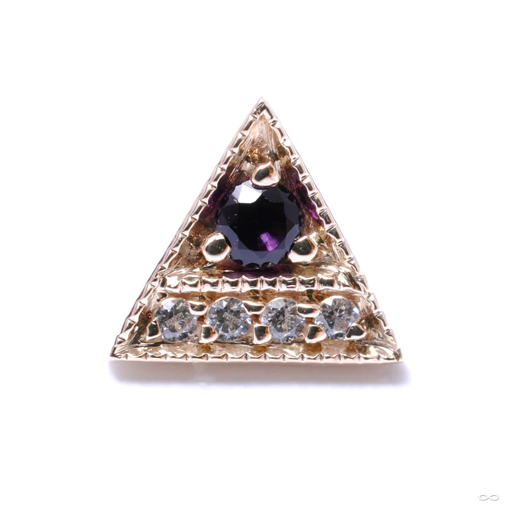 Endymion Triangle Press-fit End in Gold from BVLA - Image 2