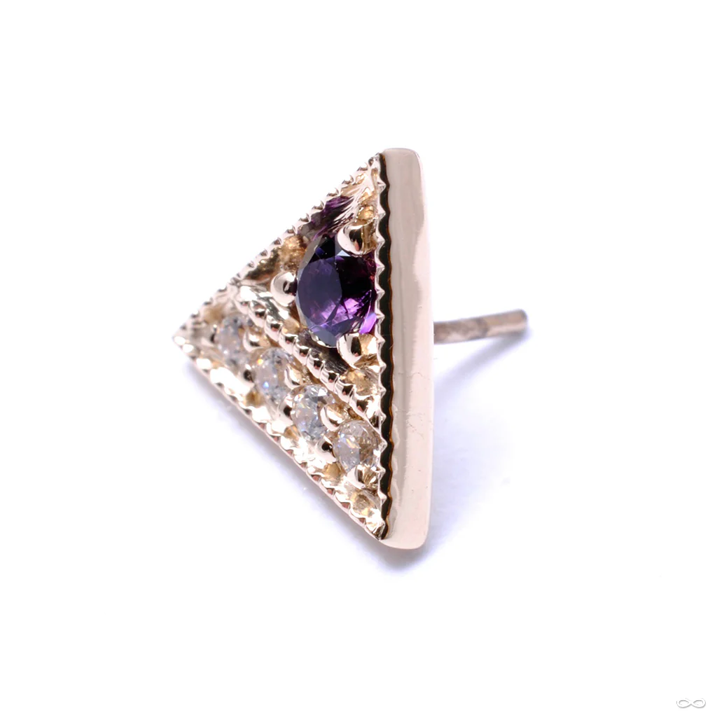 Endymion Triangle Press-fit End in Gold from BVLA - Image 3