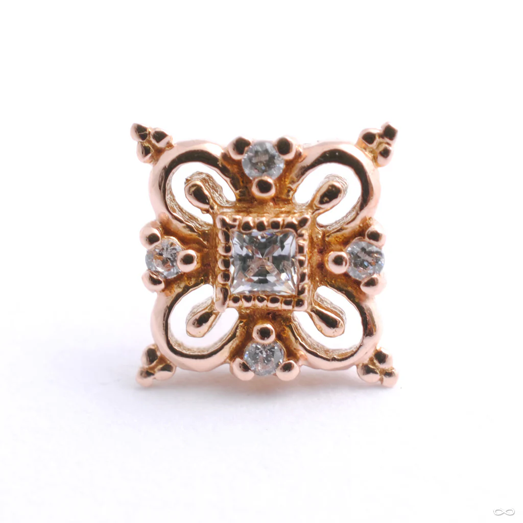 Esmee Press-fit End in Gold from Buddha Jewelry