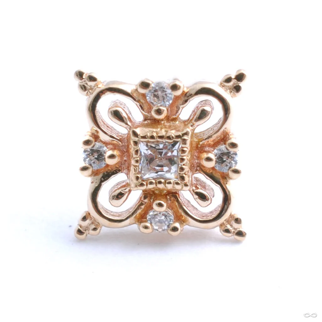 Esmee Press-fit End in Gold from Buddha Jewelry - Image 3