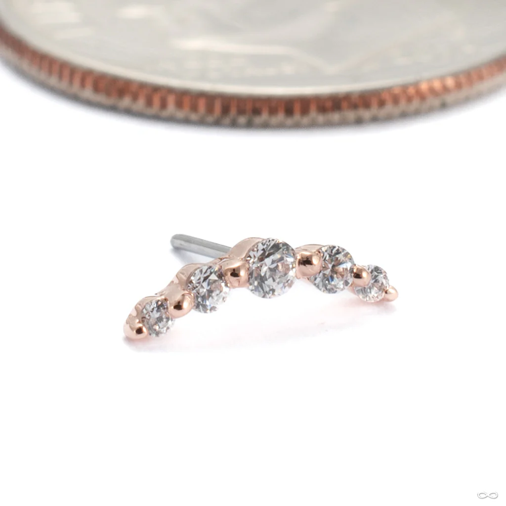 Eternal Press-fit End in Gold from Buddha Jewelry - Image 2
