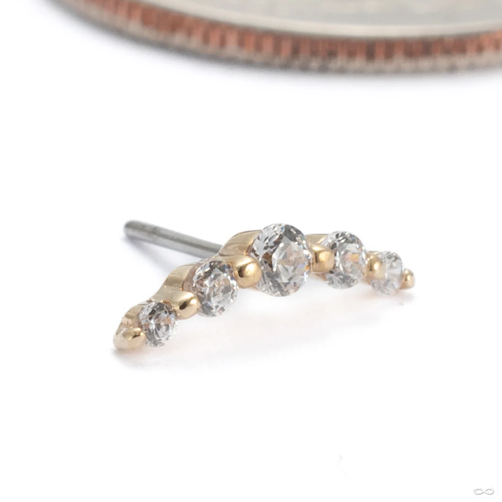 Eternal Press-fit End in Gold from Buddha Jewelry - Image 4