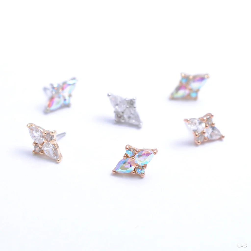 Ethereal Press-fit End in Gold from Buddha Jewelry