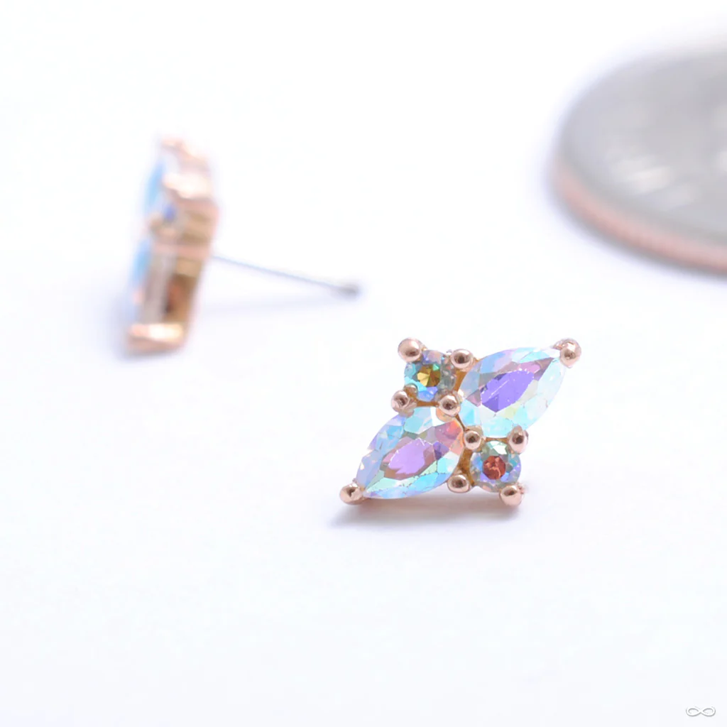 Ethereal Press-fit End in Gold from Buddha Jewelry - Image 2