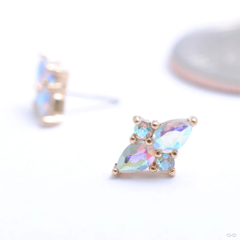 Ethereal Press-fit End in Gold from Buddha Jewelry - Image 4