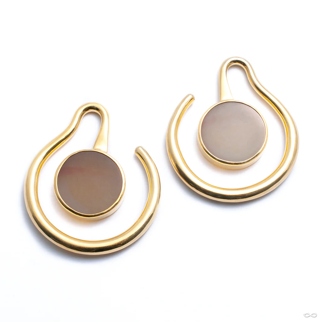 Eye of the Beholder in Yellow Gold with Mookaite from Maya Jewelry - Image 2