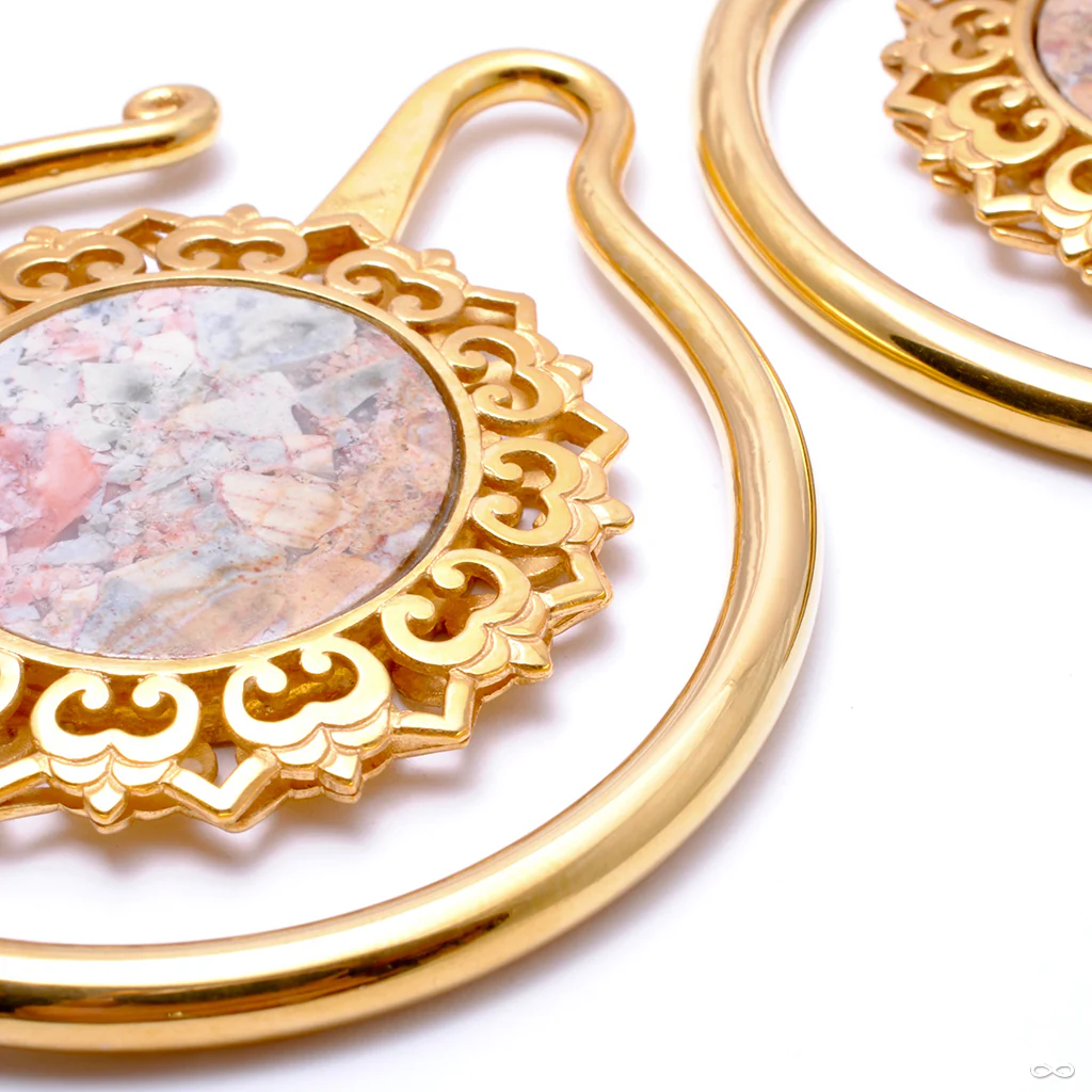 Eye of the Lotus with Rhodochrosite from Maya Jewelry - Image 2