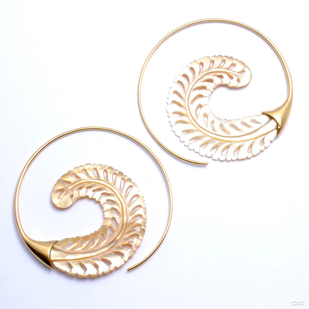 Fairweather Frond Earrings from Maya Jewelry - Image 2