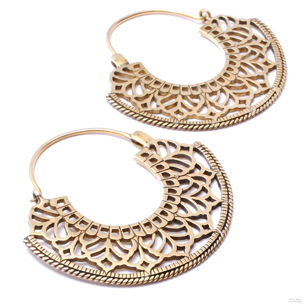 Fan Hoop Earrings from Diablo Organics