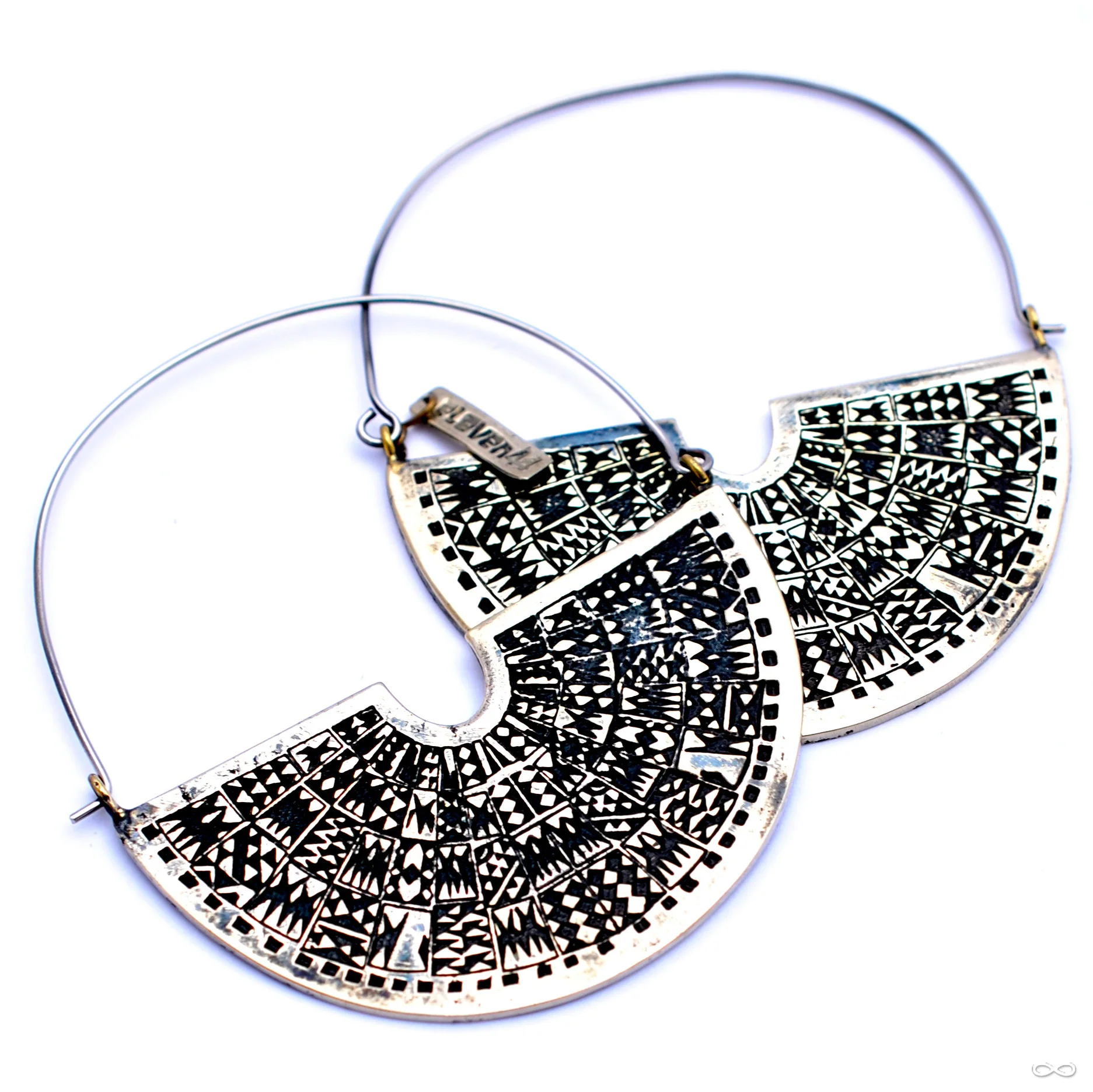 Fan Hoop Earrings from Eleven44