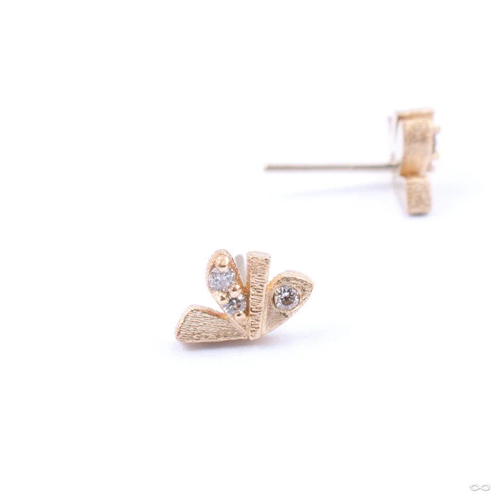 Flicker Press-fit End in Gold from Pupil Hall - Image 3