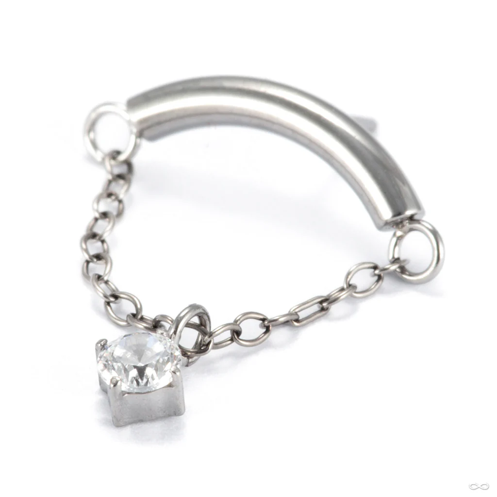 Floating Gem Press-fit End in Titanium from Diablo Organics - Image 3